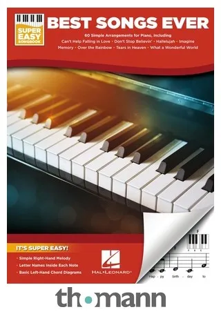 Hal Leonard Best Songs Ever Super Easy