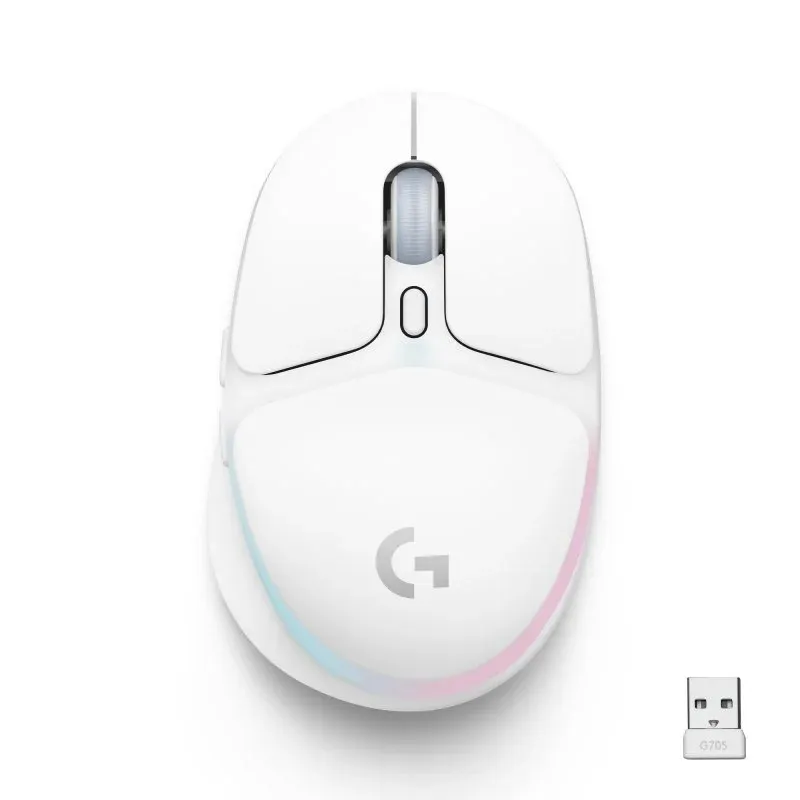 Logitech G705 Wireless Rato Sem Fios Gaming 8200 DPI Branco