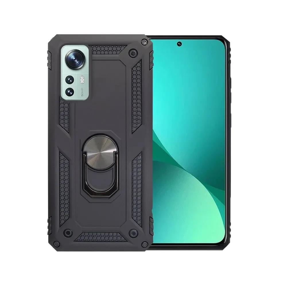 Capa Silicone Anti-Choque Xiaomi Mi 12 Pro Preta