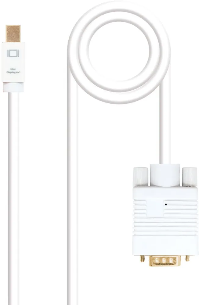 Cabo Conversor Nanocable Mini DisplayPort/M > VGA/M 5 M Branco