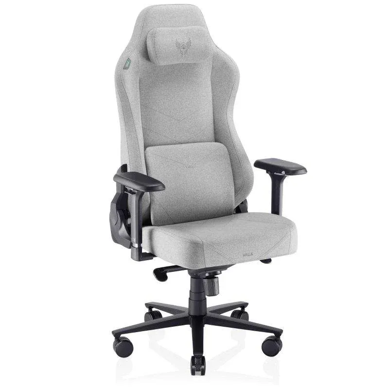 Valk Freya Elite Cadeira Gaming em Tecido Cinzento Névoa