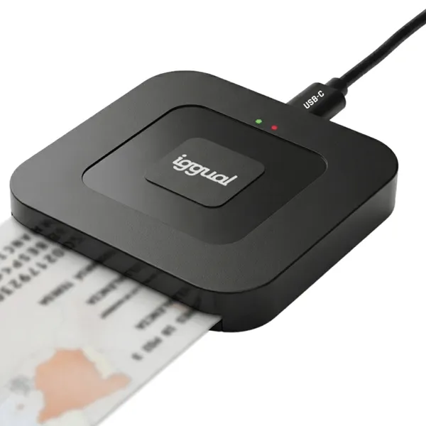 Leitor de Cartões Inteligentes IGGUAL DNI e SIP USB Tipo C