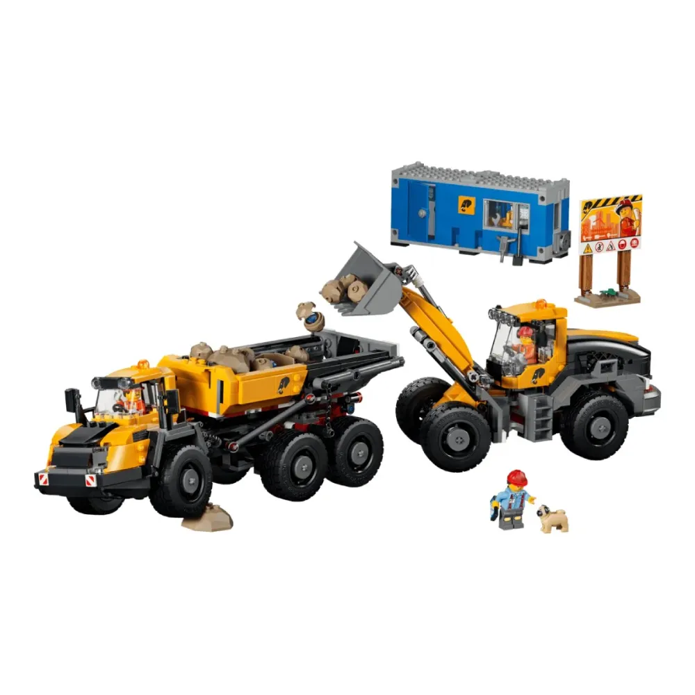 LEGO City Camião Basculante e Empilhadora Frontal - 60494