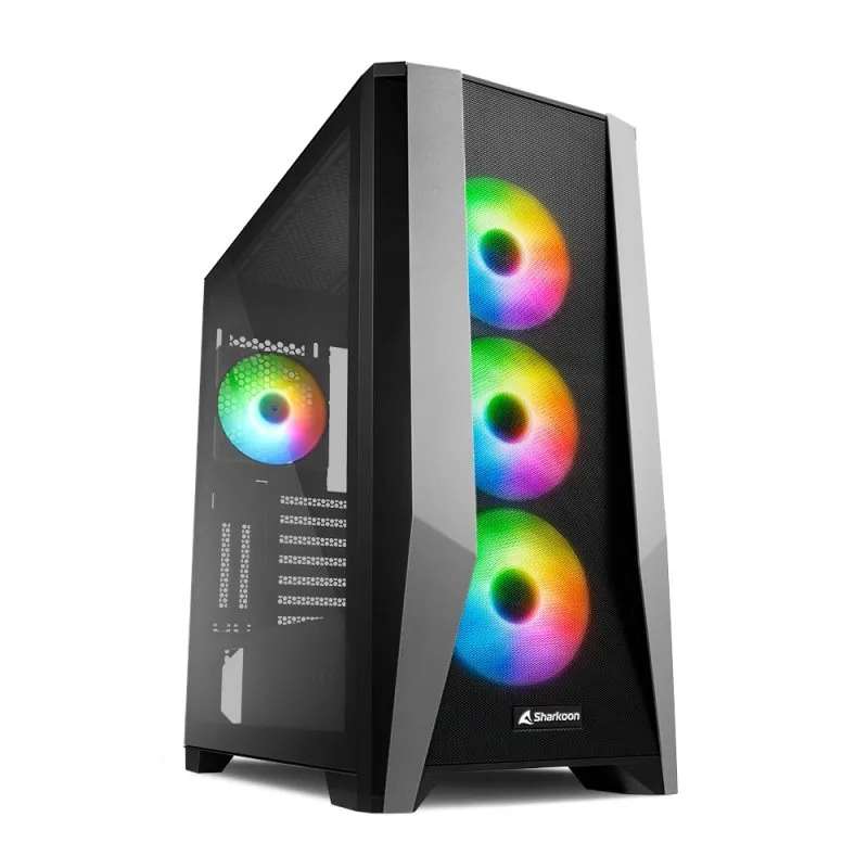 Caixa sharkoon tg7m atx 2xusb3.0 sin fuente