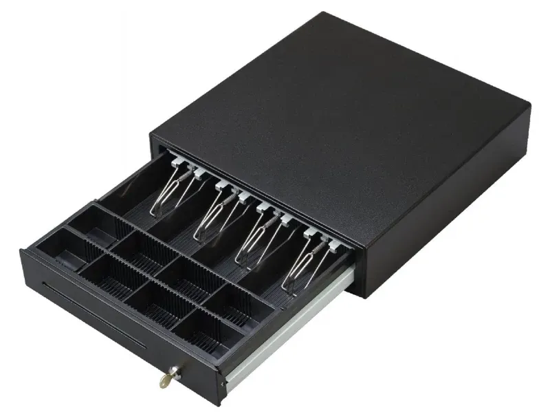 ZONERICH CASH DRAWER ZQ-C410FMETAL 4N/8M/CHECK SLOT, 410X420X90 BLACK