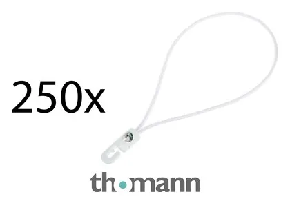 Stairville Spannfix Ø 4mm White 250 pcs.