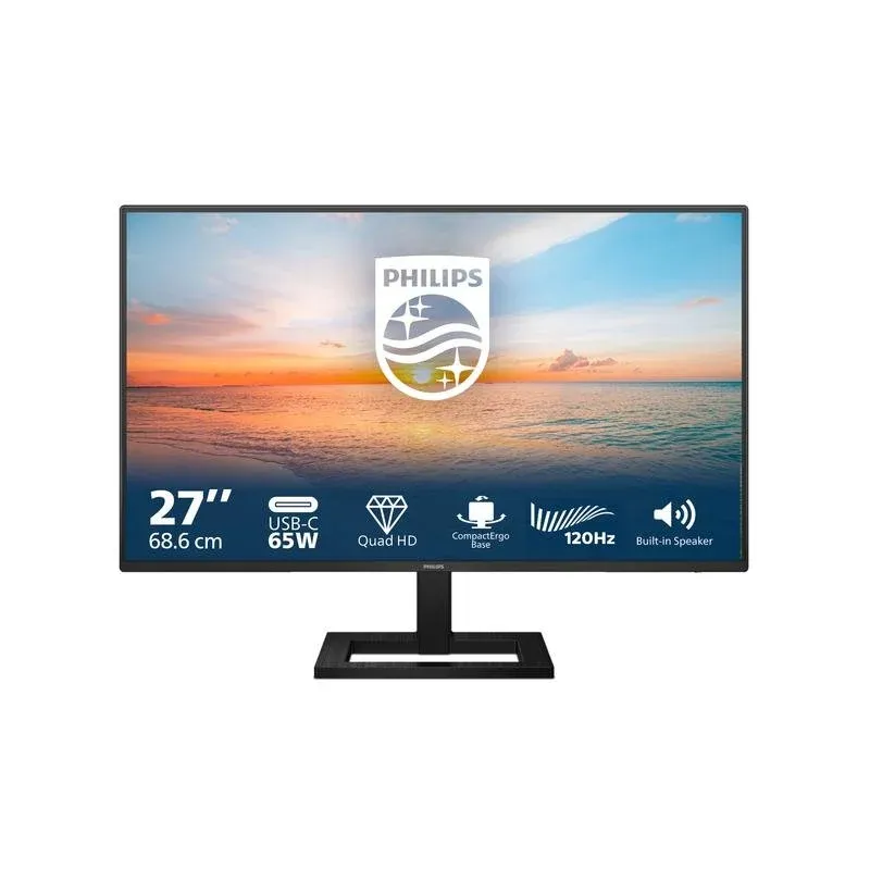 Monitor Philips 27E1N1600AE 27" Quad HD 100Hz IPS HDR10 USB-C Altifalantes