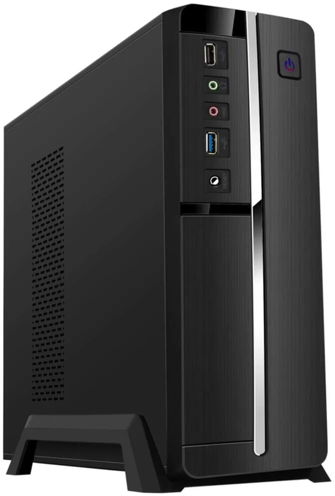 Caixa Mini-ITX Tooq C/Fonte Alimentação 500W Preta