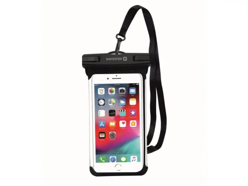 Swissten - Waterproof Case 6.5'' (black)