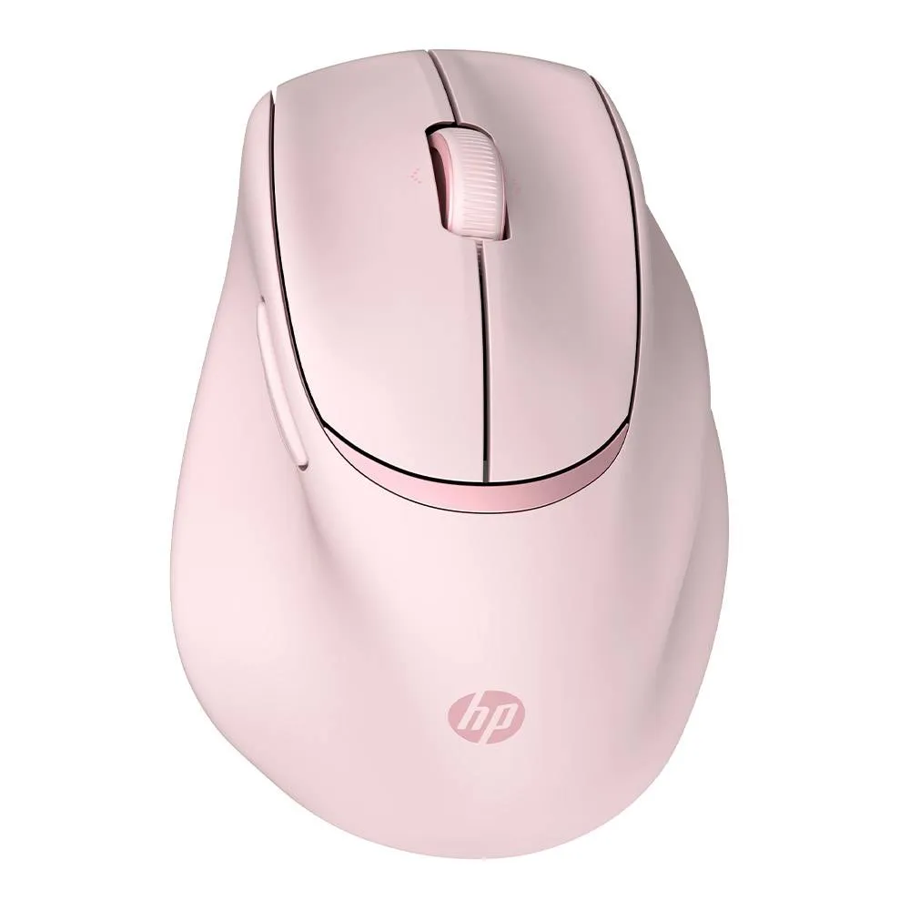 Rato HP Tilt Ergonomic Wireless Mouse 720M Bluetooth 6000DPI Rosa
