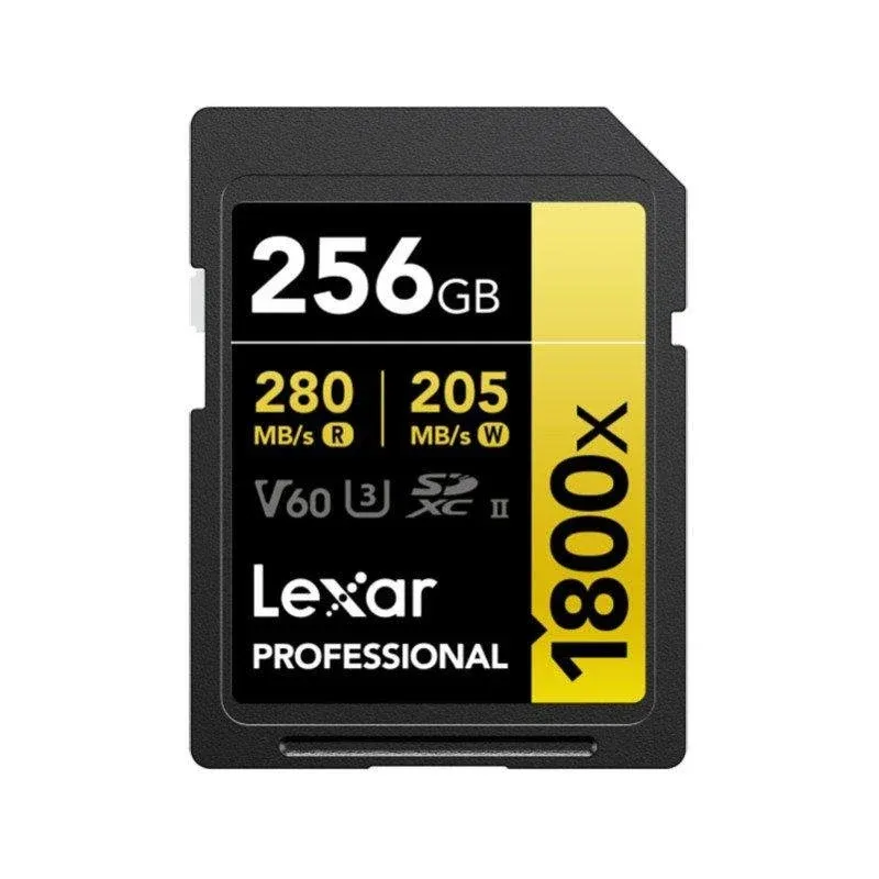 Lexar LSD1800256G-BNNNG Cartão SDXC 256GB UHS-II Classe 10 U3 V60 270MB/s