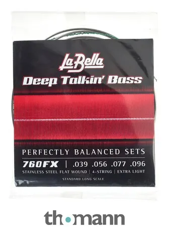 La Bella 760FX Flatwound String Set