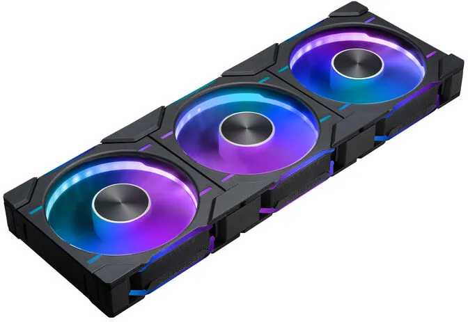 Ventoinha Phanteks D30 PWM reverse Airflow DRGB Preto Pack 3 - 120mm