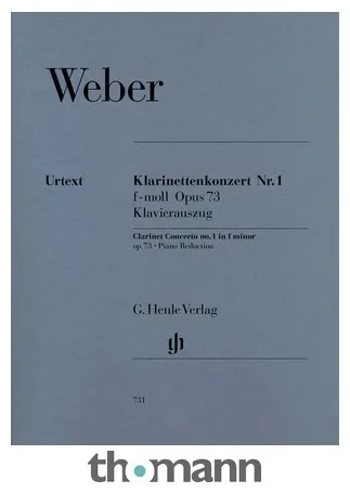 Henle Verlag Weber Clarinet Concerto No.1