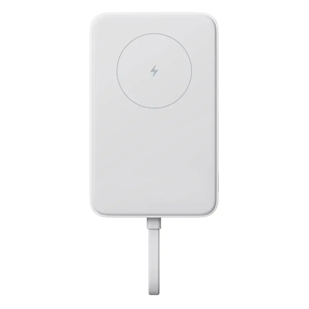 Powerbank Xiaomi Magnetic 10000mAh 33W c/ Cabo Integrado Branca