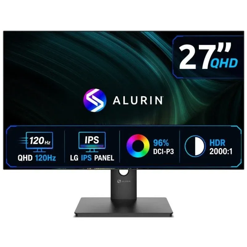 Monitor Alurin CoreVision 27 IPS QHD 120Hz FreeSync HDR 1ms