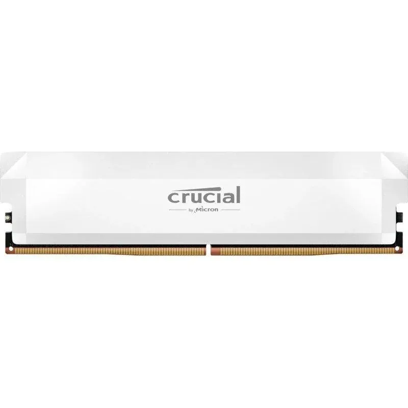Crucial Pro OC Memória RAM 16GB DDR5 6400MHz CL32 EXPO / XMP Branca