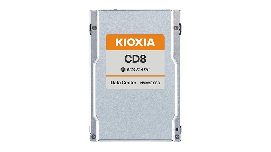 Kioxia SSD CD8-R 15.36TB U.2 (15mm) NVMe Gen4 SIE Read KCD8XRUG15T3