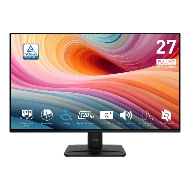 MSI PRO MP271A E2 Monitor 27" FullHD 120Hz IPS 1ms com Altifalantes e FreeSync