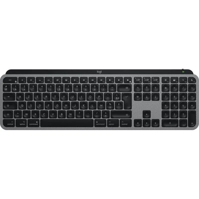 Teclado Logitech Master Series MX Keys S para Mac Francês AZERTY retroiluminado completo