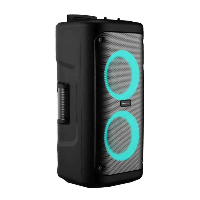 Altavoces Denver Portátil Trolley Wireless 400 W com bluetooth e iluminação LED