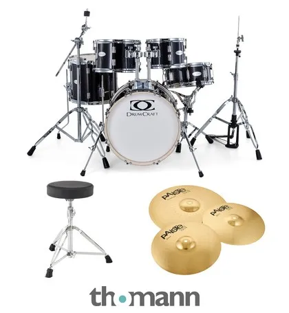 DrumCraft Series 3 Junior BK Paiste Set