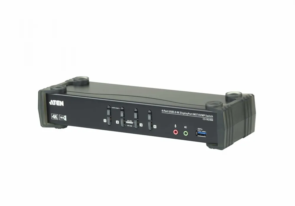 ATEN CS1924M-AT-G chaveador KVM Preto CS1924M-AT-G