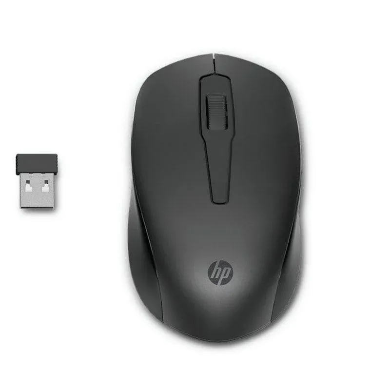 Rato HP 150 Sem Fios 2,4 GHz 1600 DPI Ambidestro Preto 3 Botões