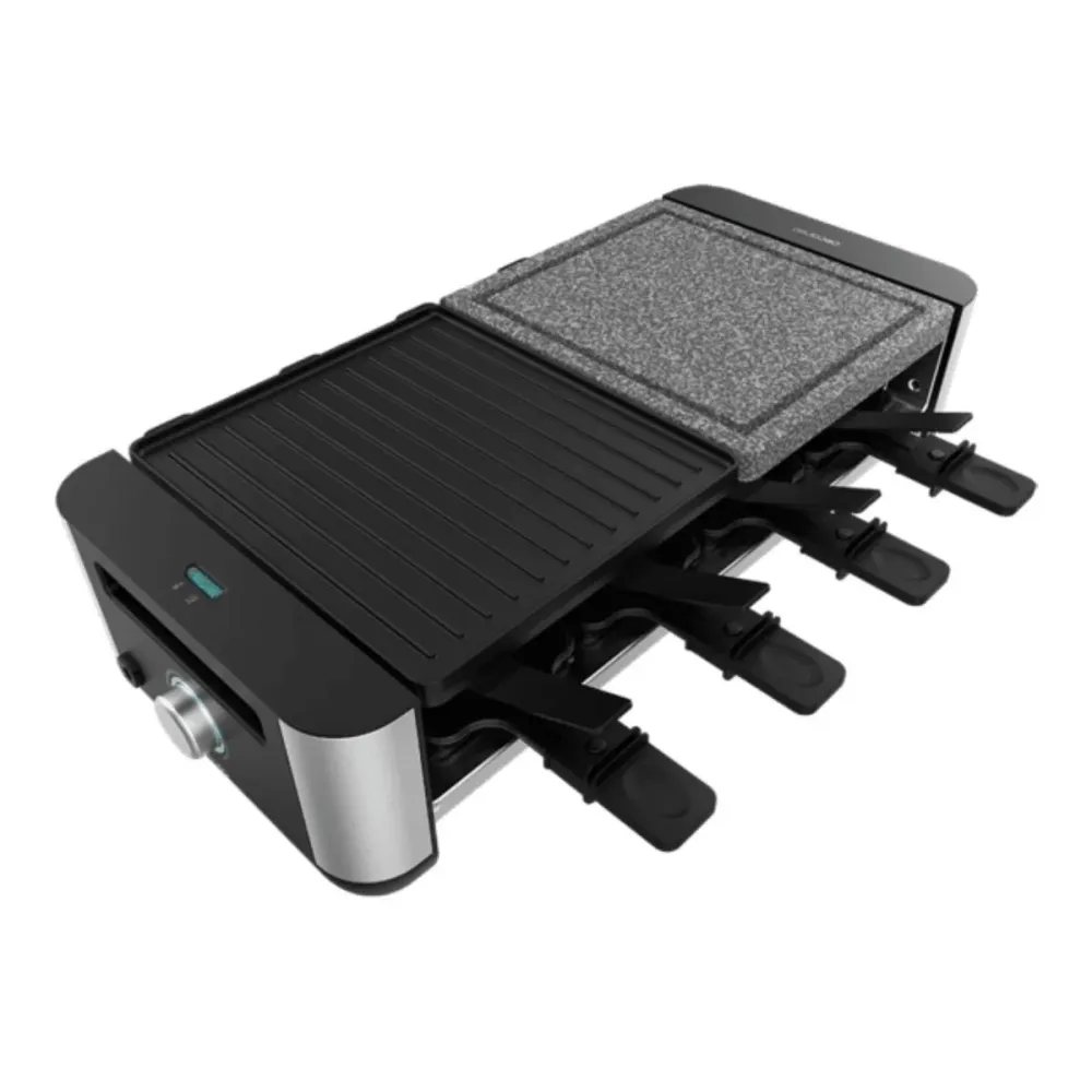 Grelhador Raclette Cecotec Cheese&Grill 16000 Mixgrill 1400W Preto