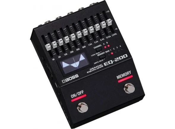 BOSS EQ-200 GRAPHIC EQ Equalizador Gráfico 10-bandas Multi-aplicações