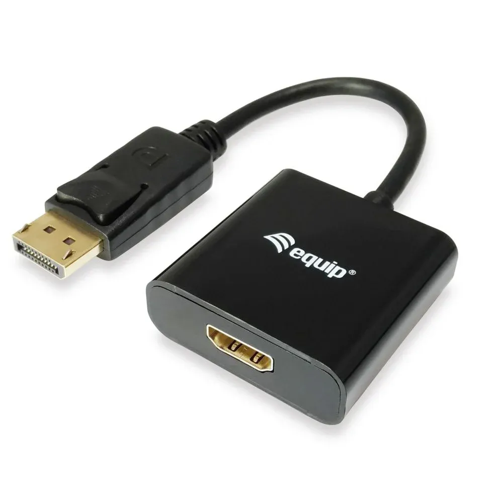 Adaptador EQUIP DisplayPort para HDMI M/F Preto