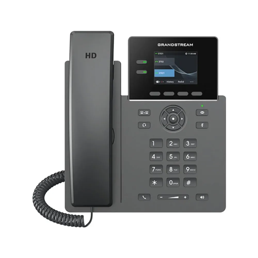 Telefone IP Grandstream GRP2610P PoE Cinzento