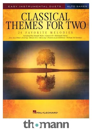 Hal Leonard Classical Themes Two Alto Sax