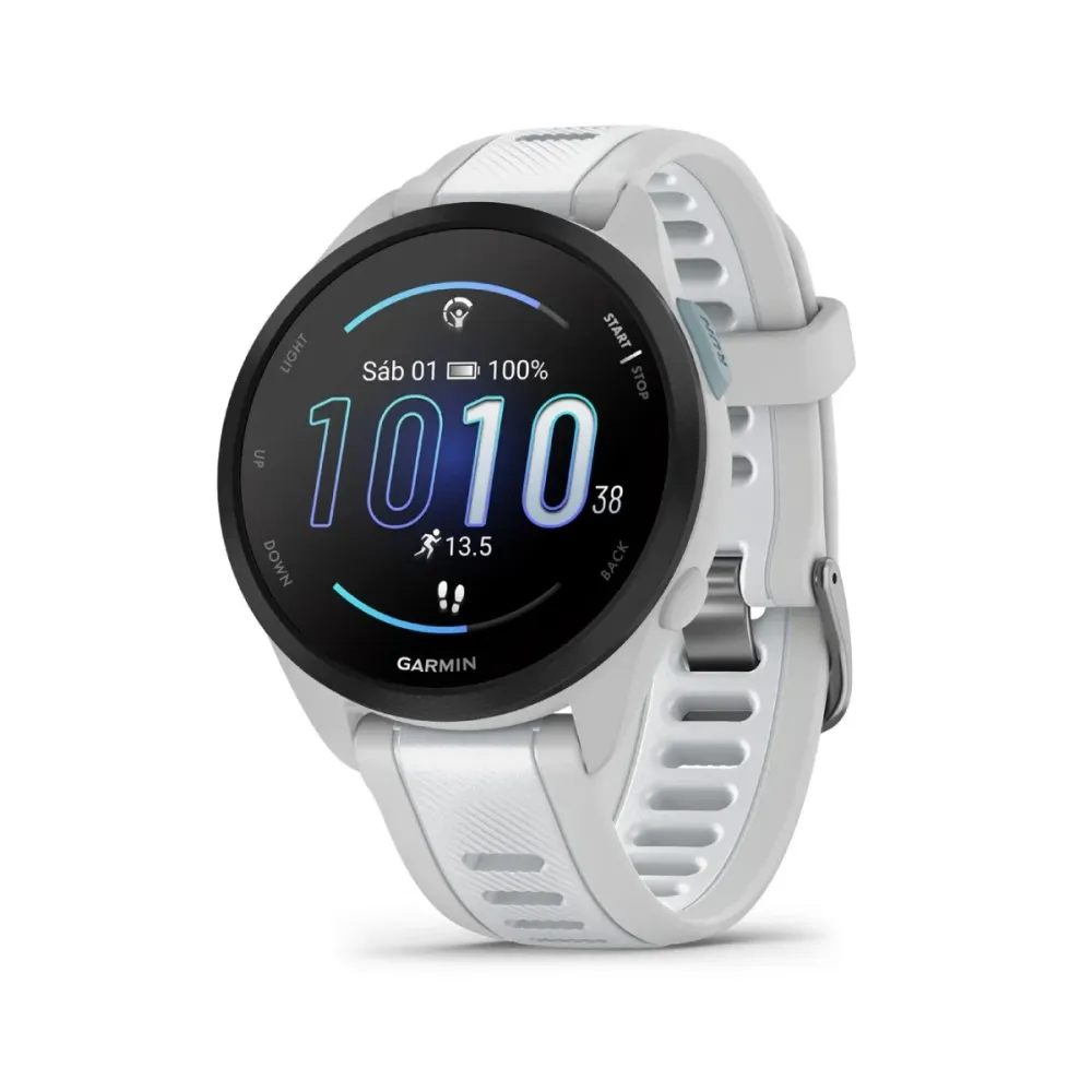 Smartwatch Garmin Forerunner 165 Music 43mm Branco