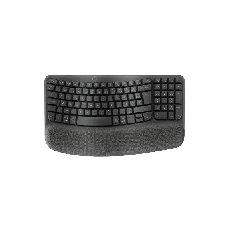 Teclado Logitech Ergo Series AZERTY Francês ergonómico sem fios grafite