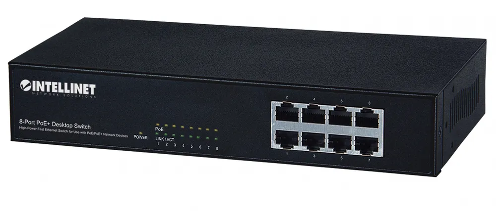Intellinet 560764 Switch 10/100 8 portas 8PoE ATAF 560764