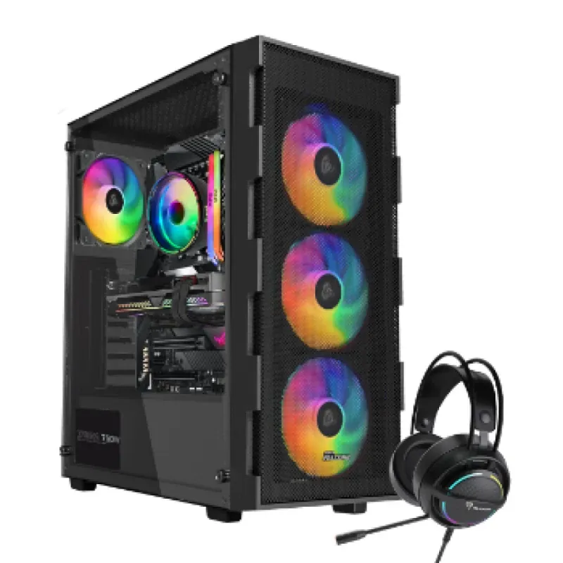 Caixa ATX SLAYER RX23 FALCON2 3XFAN ARGB Vidro Mesh Frontal