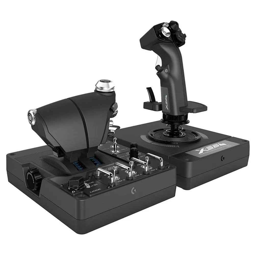 Joystick Logitech G Saitek X56 HOTAS RGB Throttle + Stick