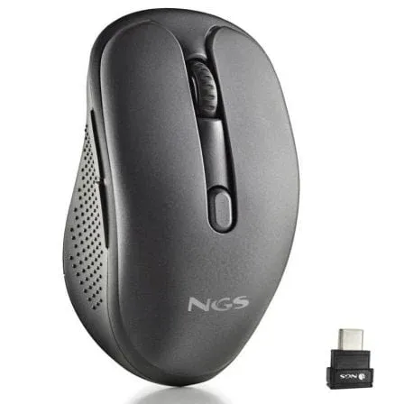 NGS Evo Mix Rato Sem Fios Silencioso e Recarregável 3200 DPI Multidispositivo Preto