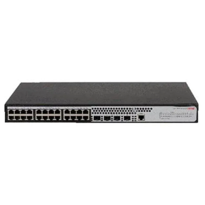 Switch H3C LS-1850V2-28P-HPWR-EI-GL 24 portos Gigabit PoE gerido rack 1U