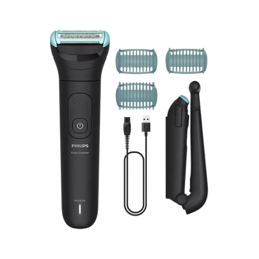 Máquina de Barbear Philips Groomer 5000 Series 4 Acessórios Preto