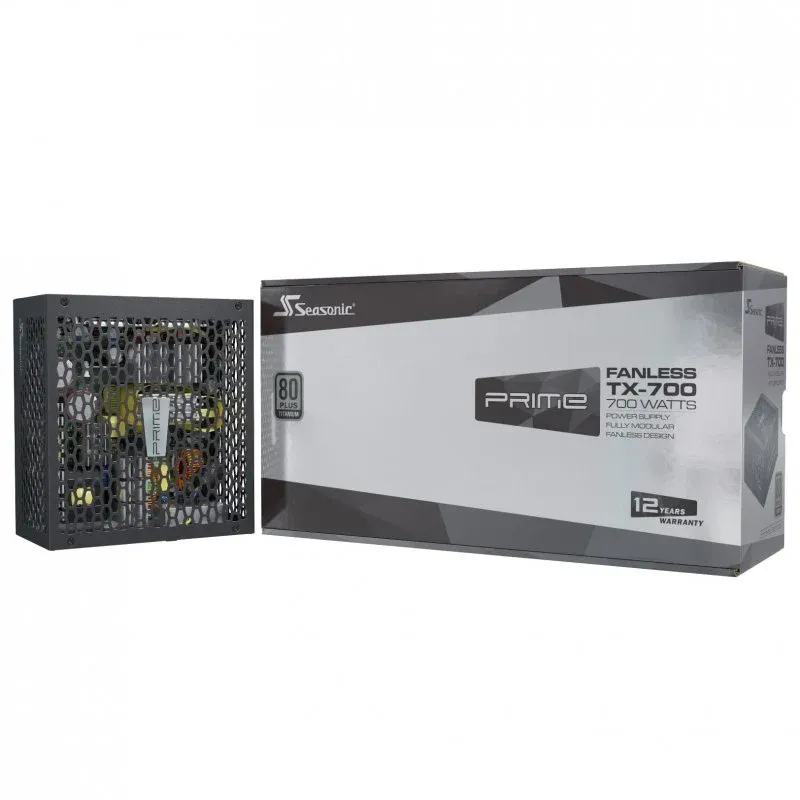 Fonte Alimentação Seasonic Prime Fanless TX-700 700W 80 Plus Titanium Modular
