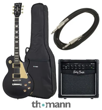 Harley Benton SC-400 SBK Vintage Seri Bundle
