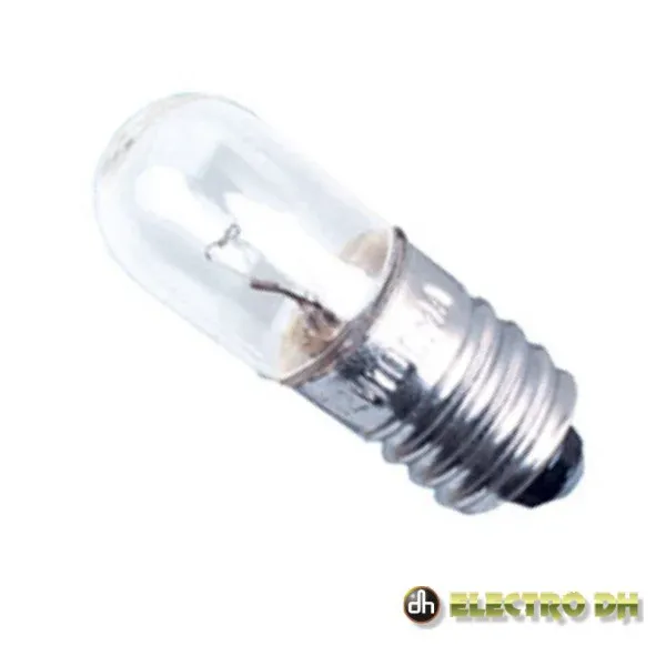 Lâmpada E10, 12v, 100ma, 1,2w