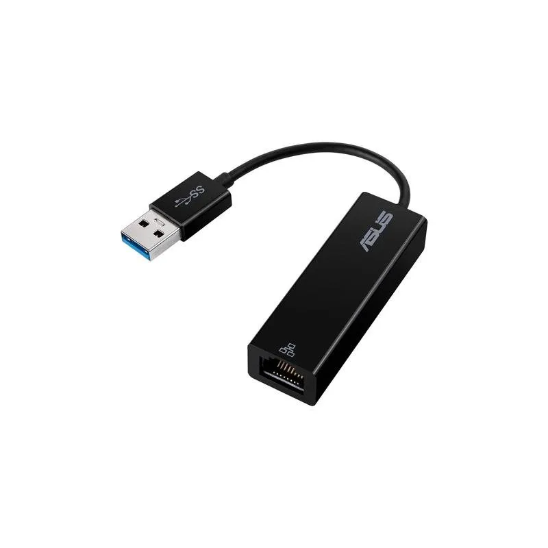 Adaptador USB para Ethernet ASUS OH102 U3 TO RJ45 DONGLE Preto