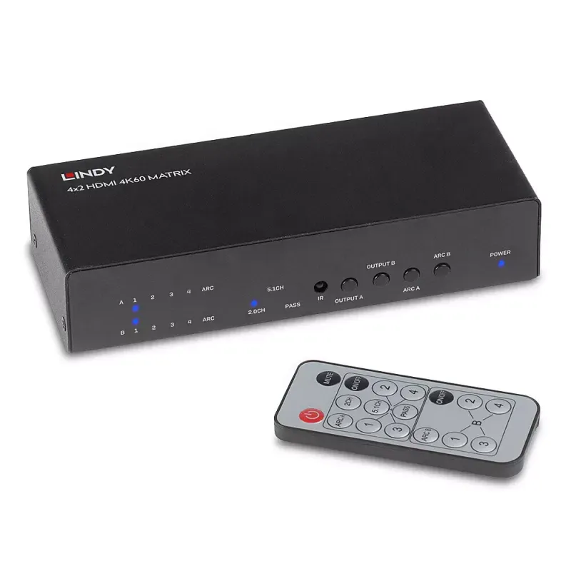 4X2 HDMI 2.0 18G MATRIX SWITCH
