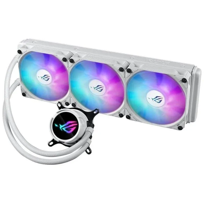 Refrigeração Líquida ASUS ROG Strix LC III 360mm 3 Ventoinhas ARGB Branco