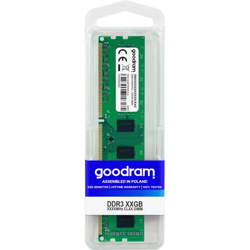 Memória RAM DIMM GOODRAM 8GB DDR3 1600MHz CL11