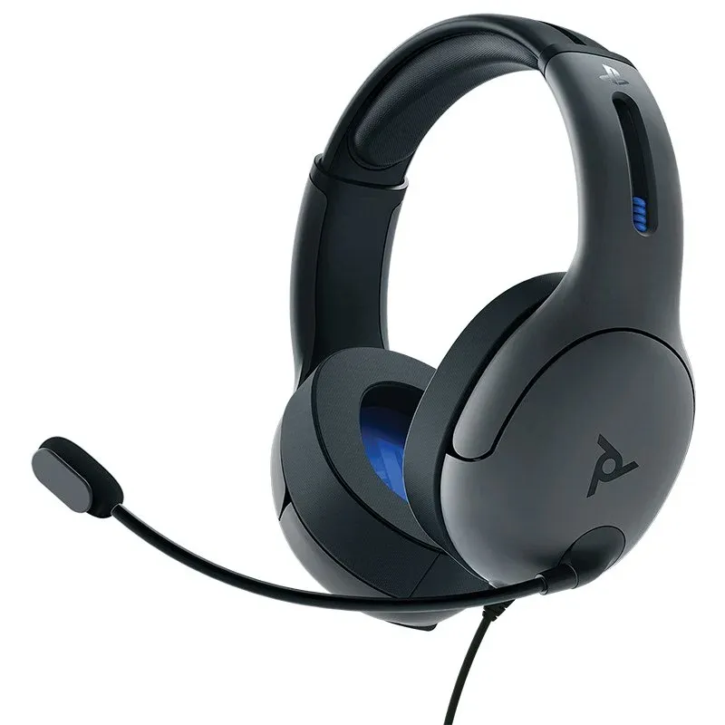 PDP Gaming LVL50 Headset Gaming Cinzentos para PS4