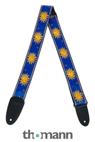Levys Woven Jacquard Strap 2" BLU